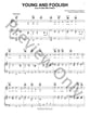 Young And Foolish piano sheet music cover